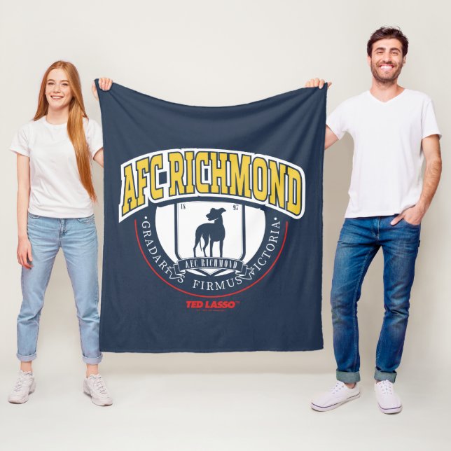 Couverture Polaire Ted Lasso | AFC Richmond Athletic Circle Badge (En situation)