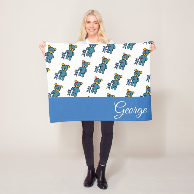 Couverture Polaire Teddy Bear (En situation)