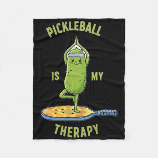 Couverture Polaire Tee Fun Picklell Est Mon Paddle De Thérapie 