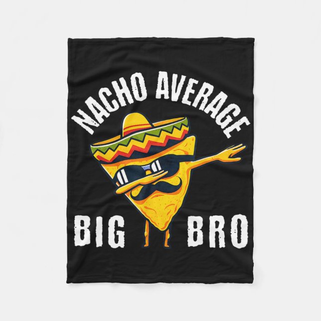 Couverture Polaire Tee Nacho Big Bro Dab Frère Sibling Cinc (Devant)