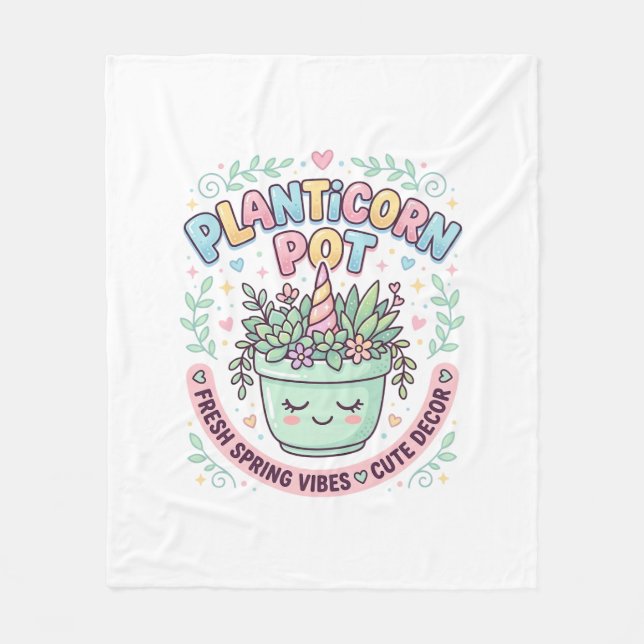 Couverture Polaire Tee-shirt graphique design graphique de pot de lic (Devant)