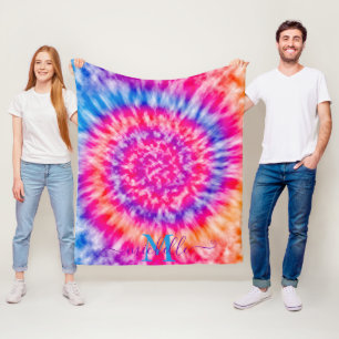 Couverture Polaire Teinture à tarte personnalisée