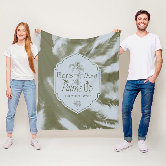 Couverture Polaire Téléphones Vers Le Bas, Palmiers Vers Le Haut - Le (En situation)