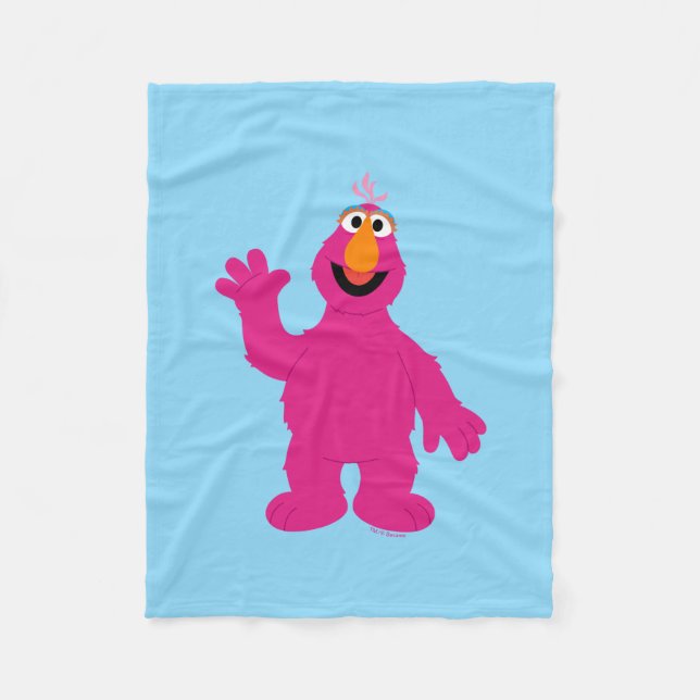 Couverture Polaire Telly Monster de Sesame Street (Devant)