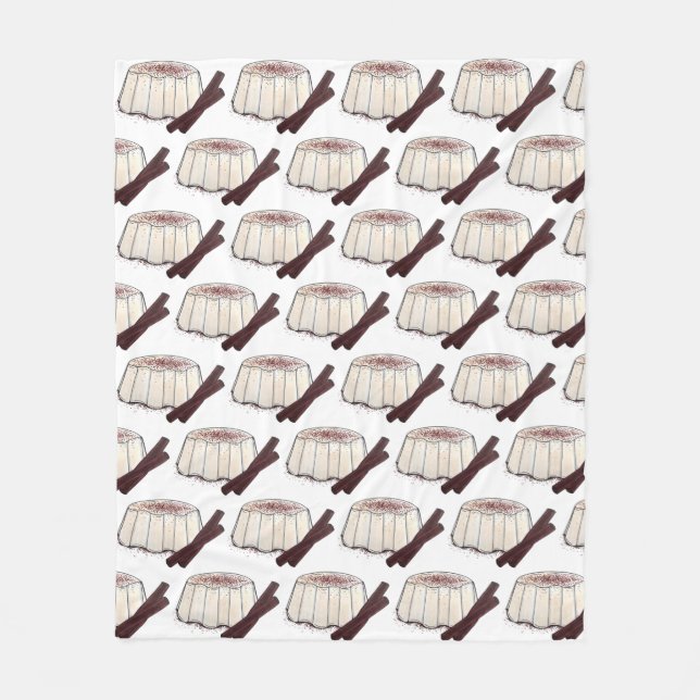 Couverture Polaire Temblek Puerto Rican Nouvel An Pudding De Coco (Devant)