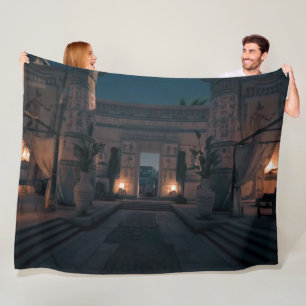 COUVERTURE POLAIRE TEMPLE ÉGYPTIEN
