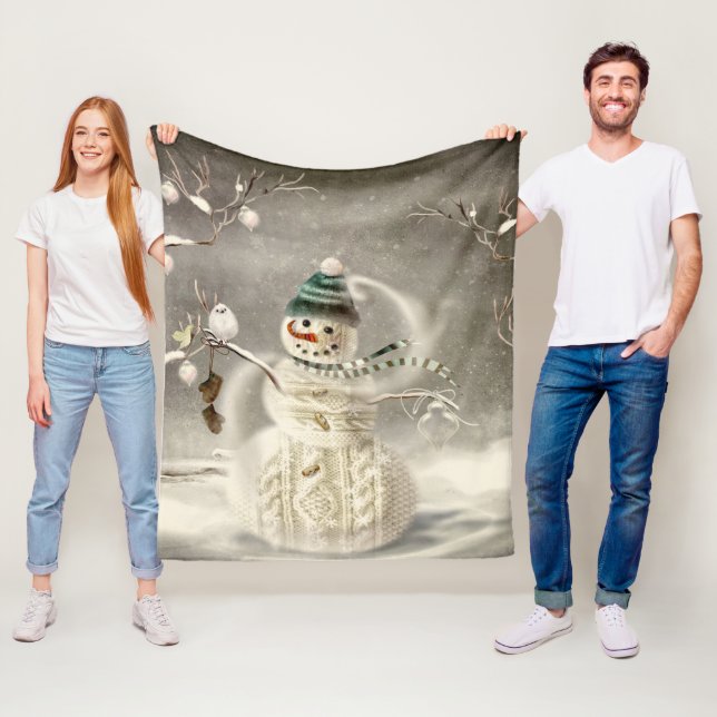 Couverture Polaire Temps de Christmas (En situation)