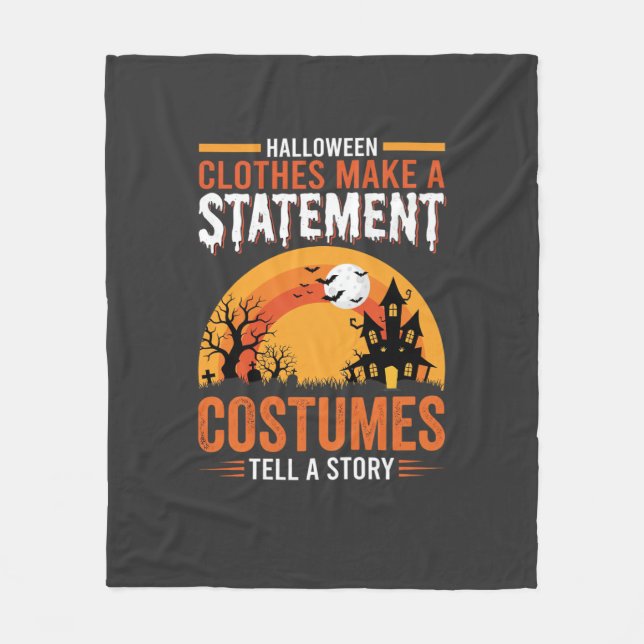 Couverture Polaire Tenues de Halloween Déclaration Conception de Mais (Devant)