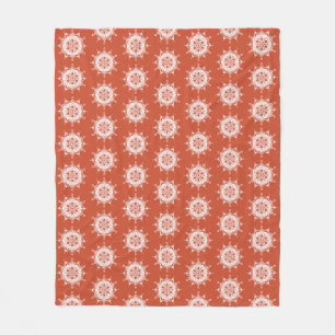 Couverture Polaire Terracotta Mandala