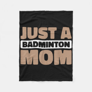Couverture Polaire Terrain de badminton - Joueur Volant Juste un badm