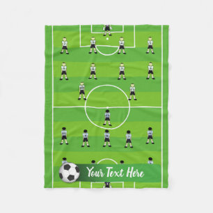 Couverture Polaire Terrain de football et équipe