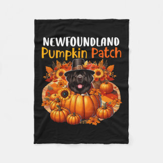 Couverture Polaire Terre-Neuve Maigre Patch Thanksgiving Citrouilles