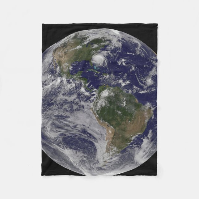 Couverture Polaire Terre Pleine Avec L'Ouragan Irène Sur La Côte Est. (Devant)