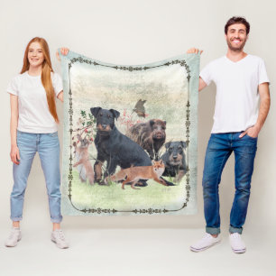 Couverture Polaire Terrier de chasse allemand (Jagdterrier)