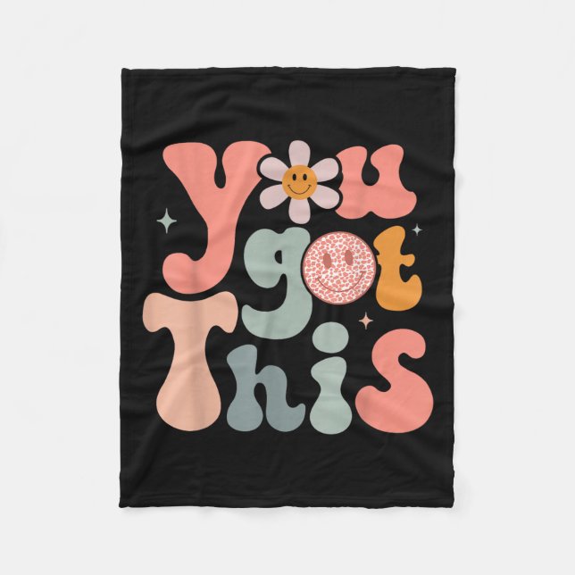 Couverture Polaire Test Day Teacher Shirt Motivational Testing Day St (Devant)