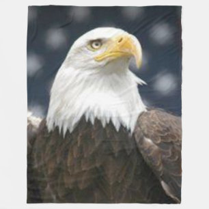 Couverture Polaire Tête d'aigle