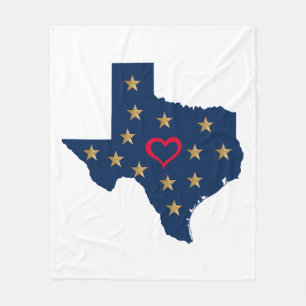 Couverture Polaire Texas Love and Shining Stars in the Lone Star Stat