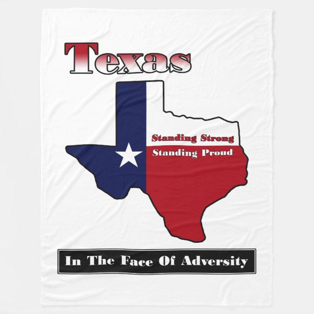 Couverture Polaire Texas Standing Fort (Devant)