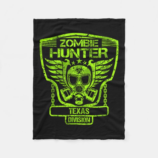 Couverture Polaire Texas Zombie Hunter (Devant)