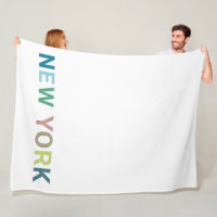 Texte coloré de New York