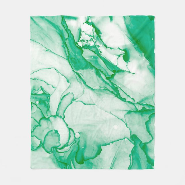 Couverture Polaire Texte néon manuscrit brillant Faire votre propre m (Devant)