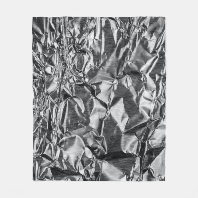 Couverture Polaire textile argenté (Devant)
