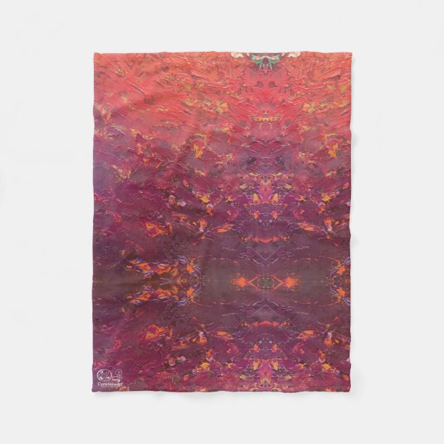 Couverture Polaire Textura #1 de la obra La puesta del sol (Devant)