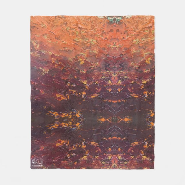 Couverture Polaire Textura #3 de la obra La puesta del sol (Devant)