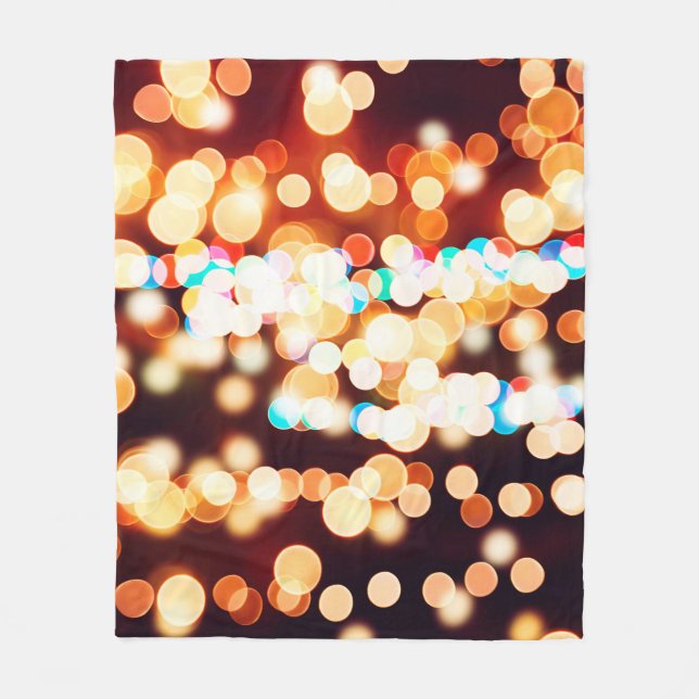 Couverture Polaire texture Abstraite, arrière - plan de bokeh léger  (Devant)
