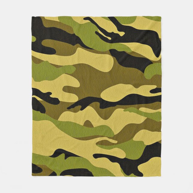 Couverture Polaire Texture camouflage surface de soldat (Devant)