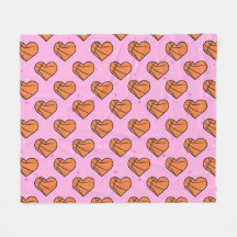 Texture de balle de basket-ball en forme de cœur -