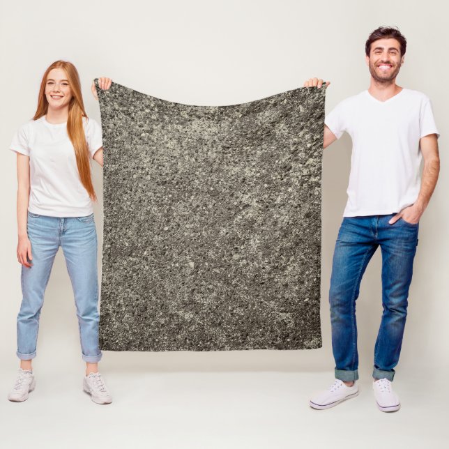 Couverture Polaire texture de béton Abstraite (En situation)