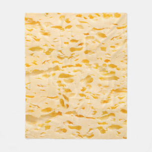 Couverture Polaire Texture de fromage avec trous
