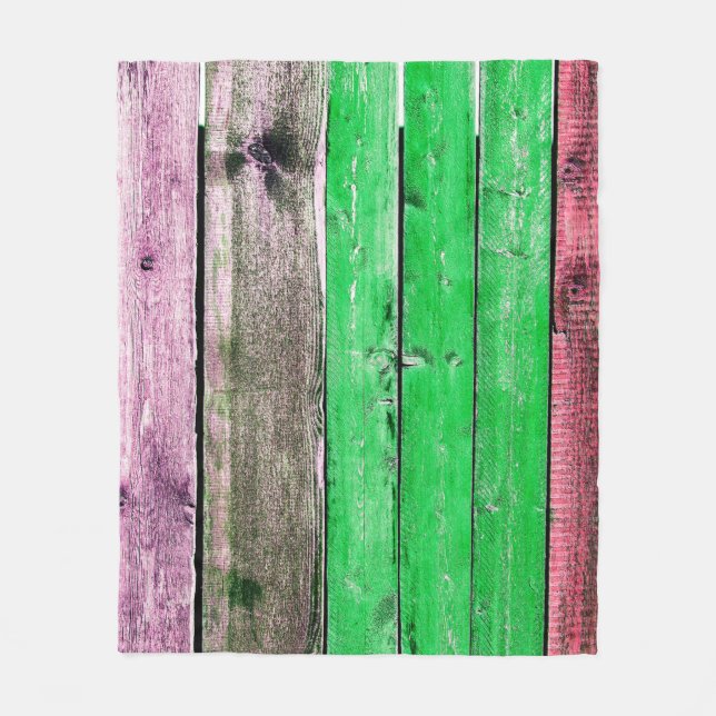 Couverture Polaire Texture de vieux bois fenceabstract, arrière - pla (Devant)