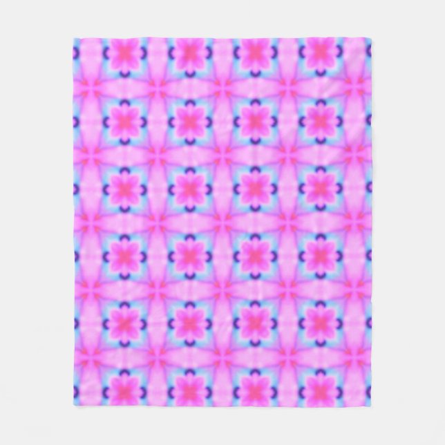 Couverture Polaire texture kaléidoscope géométrique et décorative Abs (Devant)