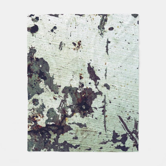 Couverture Polaire Texture métallique avec rayures et craquelures abs (Devant)