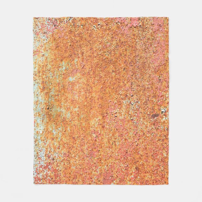 Couverture Polaire Texture of the old painted metalabstract, age, anc (Devant)