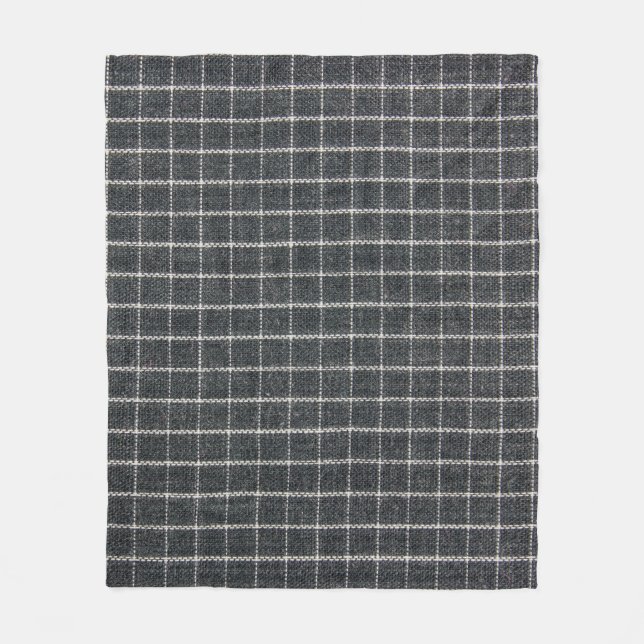Couverture Polaire texture tartane (Devant)