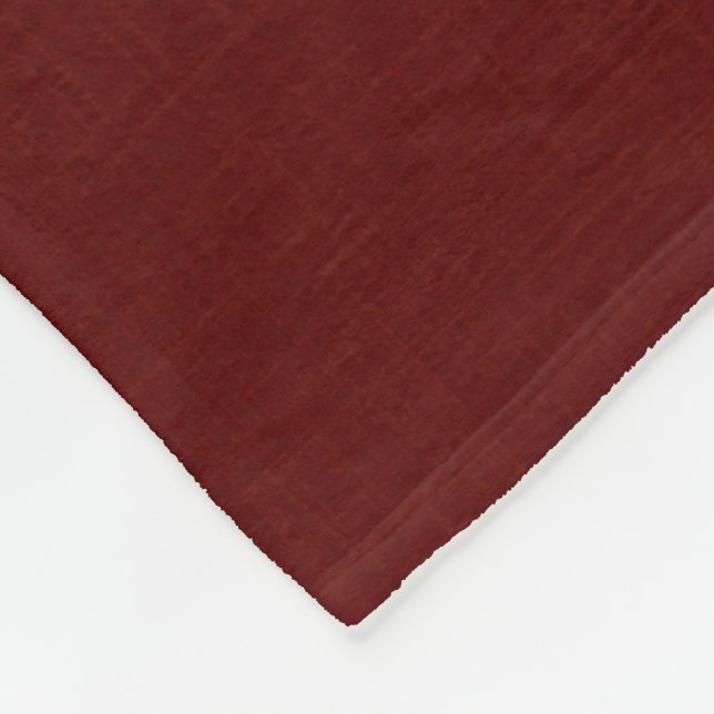 Couverture Polaire Textured dark red, red-brown. (Coin)