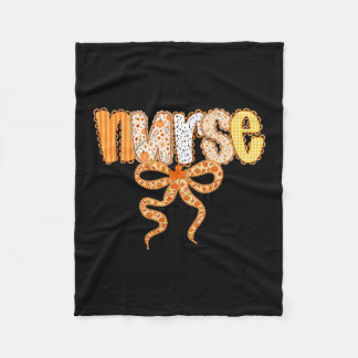Couverture Polaire Thankful Nurse Fall Stethoscope Thanksgiving Nurse