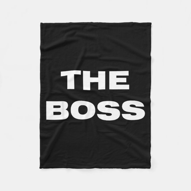 Couverture Polaire The Boss - The Real Boss Couple  (Devant)