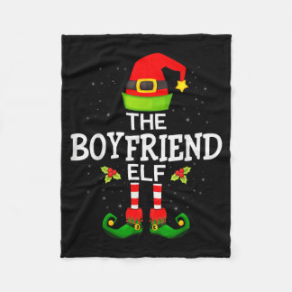 Couverture Polaire The Boyfriend Elf Christmas Family Matching Pajama