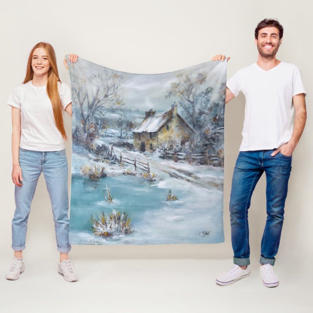 Couverture Polaire "Thé chaud" (En situation)