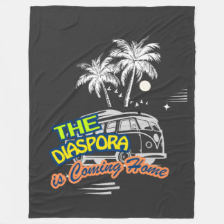 Couverture Polaire The Diaspora is Coming Home } Fleece Blanket