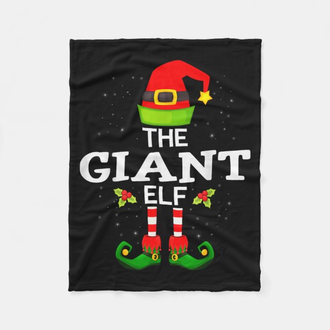 Couverture Polaire The Giant Elf Christmas Family Matching Pajama  (Devant)