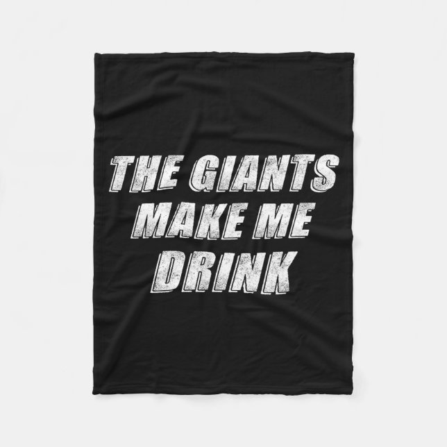 Couverture Polaire The Giants Make Me Drink Funny  (Devant)