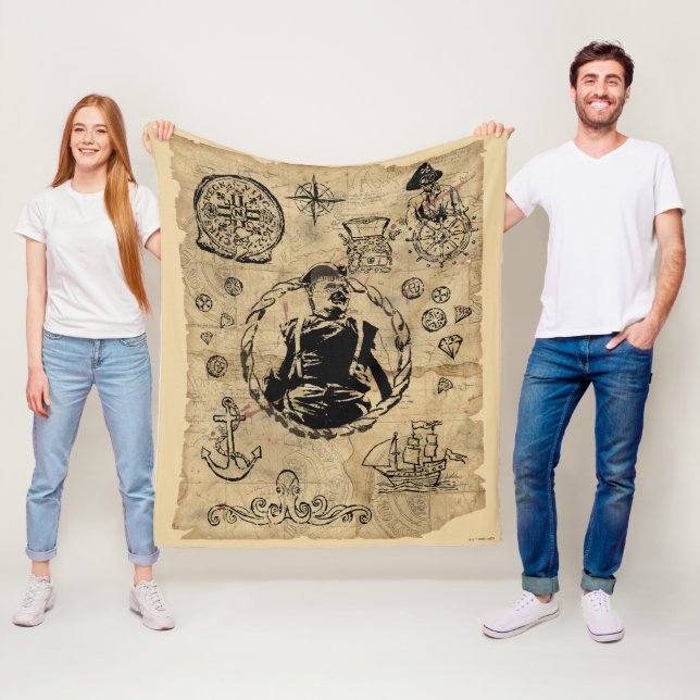 Couverture Polaire The Goonies Sloth Treasure Map (En situation)