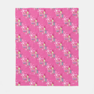 Couverture Polaire The Grinch Cindy-Lou Who Pink Holiday Pattern