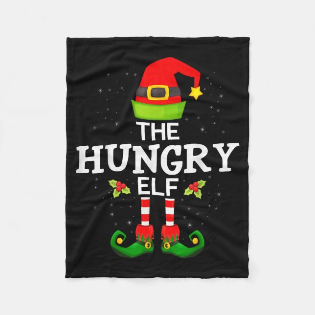 Couverture Polaire The Hungry Elf Christmas Family Matching Pajama  (Devant)