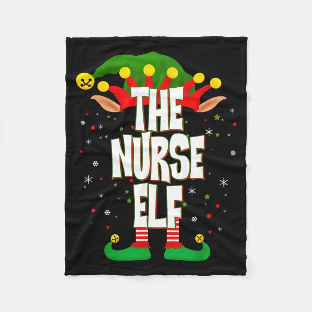 Couverture Polaire The Nurse Elf Christmas  (Devant)